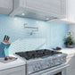 Sky Blue 12 x 12 Glossy Glass Mosaic Tile