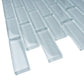 Gray 12 x 12 Glossy Glass Mosaic Tile