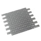 Coin Gray 12 x 12 Glossy Glass Mosaic Tile