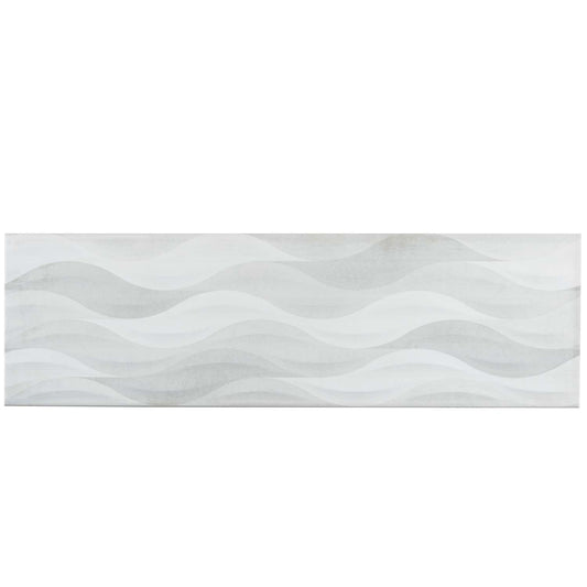 Gray 12 x 40 Matte Ceramic Large Tile