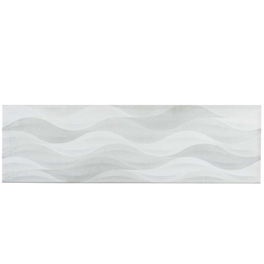 Gray 12 x 40 Matte Ceramic Large Tile - Sample