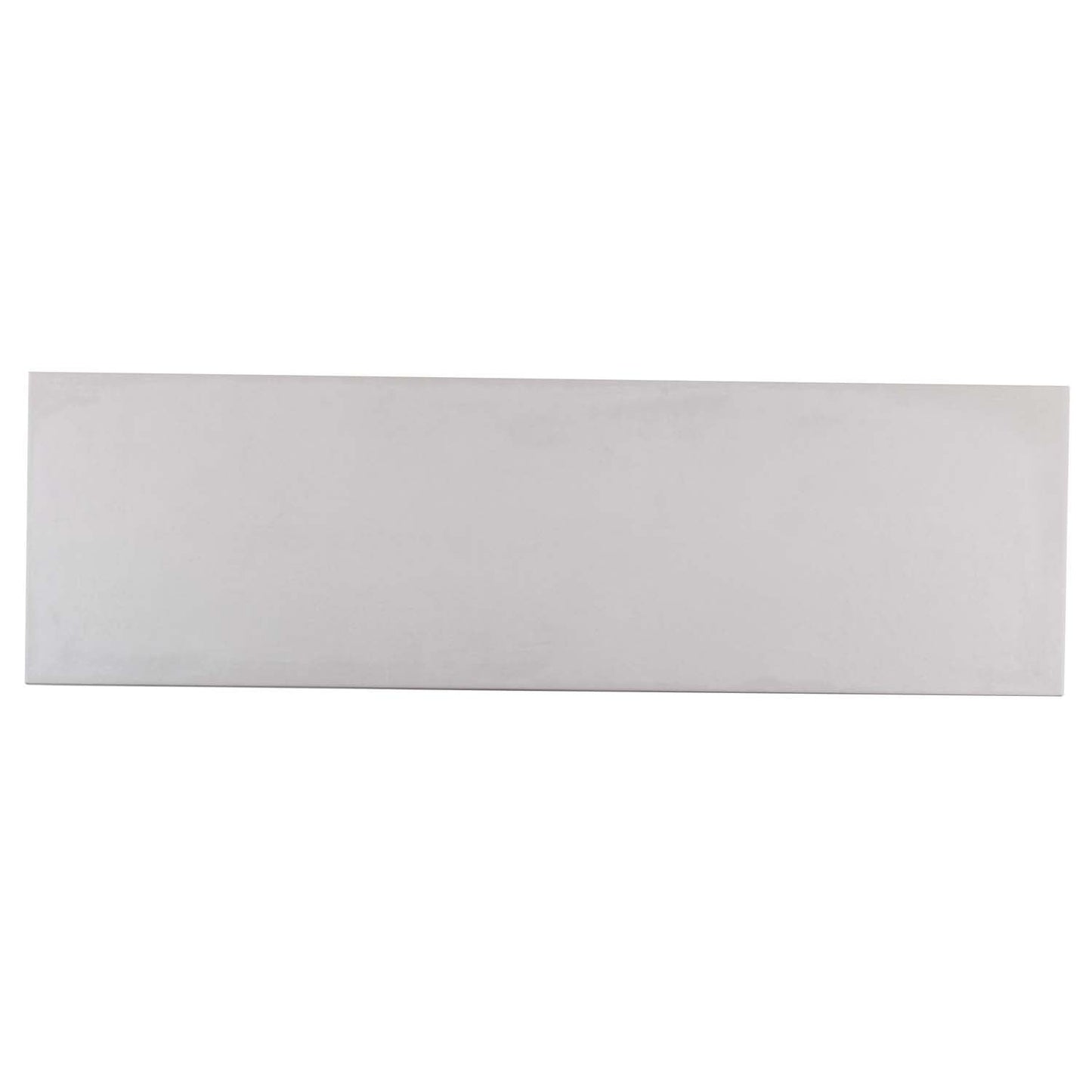 White 12 x 40 Matte Ceramic Large Tile