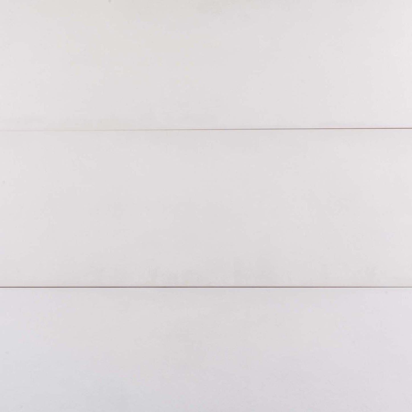 White 12 x 40 Matte Ceramic Large Tile