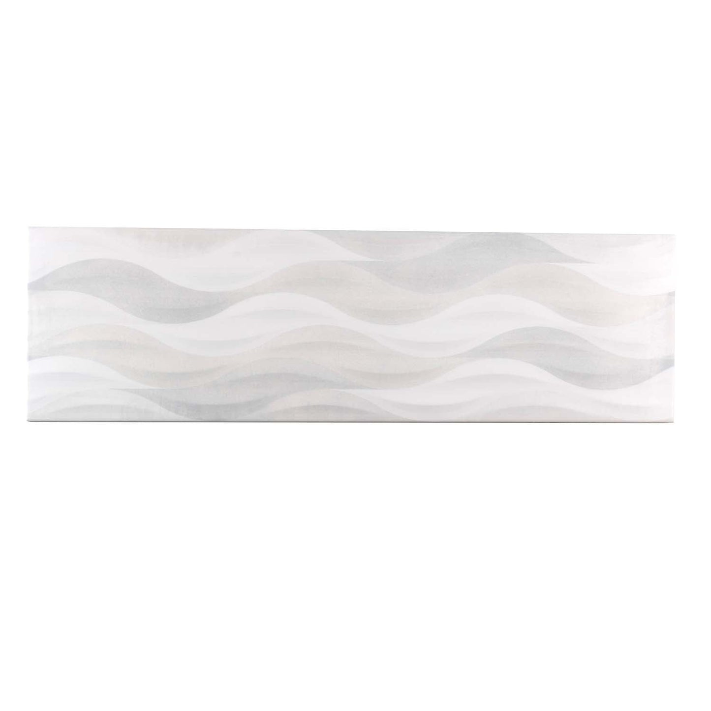 White 12 x 40 Matte Ceramic Large Tile