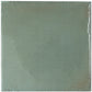 Soft Sage Green 8x8 Glossy Porcelain Zellige Square Subway Tile