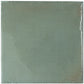 Soft Sage Green 8x8 Glossy Porcelain Zellige Square Subway Tile - Sample