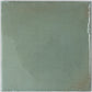 Soft Sage Green 8x8 Glossy Porcelain Zellige Square Subway Tile - Sample