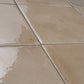 Creamy Beige 8x8 Glossy Porcelain Zellige Square Subway Tile