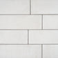 Crisp White 3x16 Matte Porcelain Subway Tile - Sample