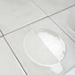 Crisp White 8x8 Matte, Glossy Porcelain Square Motif Tile - Sample