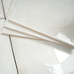 Crisp White 8x8 Matte, Glossy Porcelain Square Motif Tile - Sample
