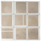 Gray Beige 8x8 Matte, Glossy Porcelain Square Motif Tile - Sample