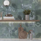 Muted Sage Green 8x8 Matte, Glossy Porcelain Square Motif Tile