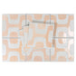 White Terracotta 8x8 Matte, Glossy Porcelain Square Motif Tile - Sample