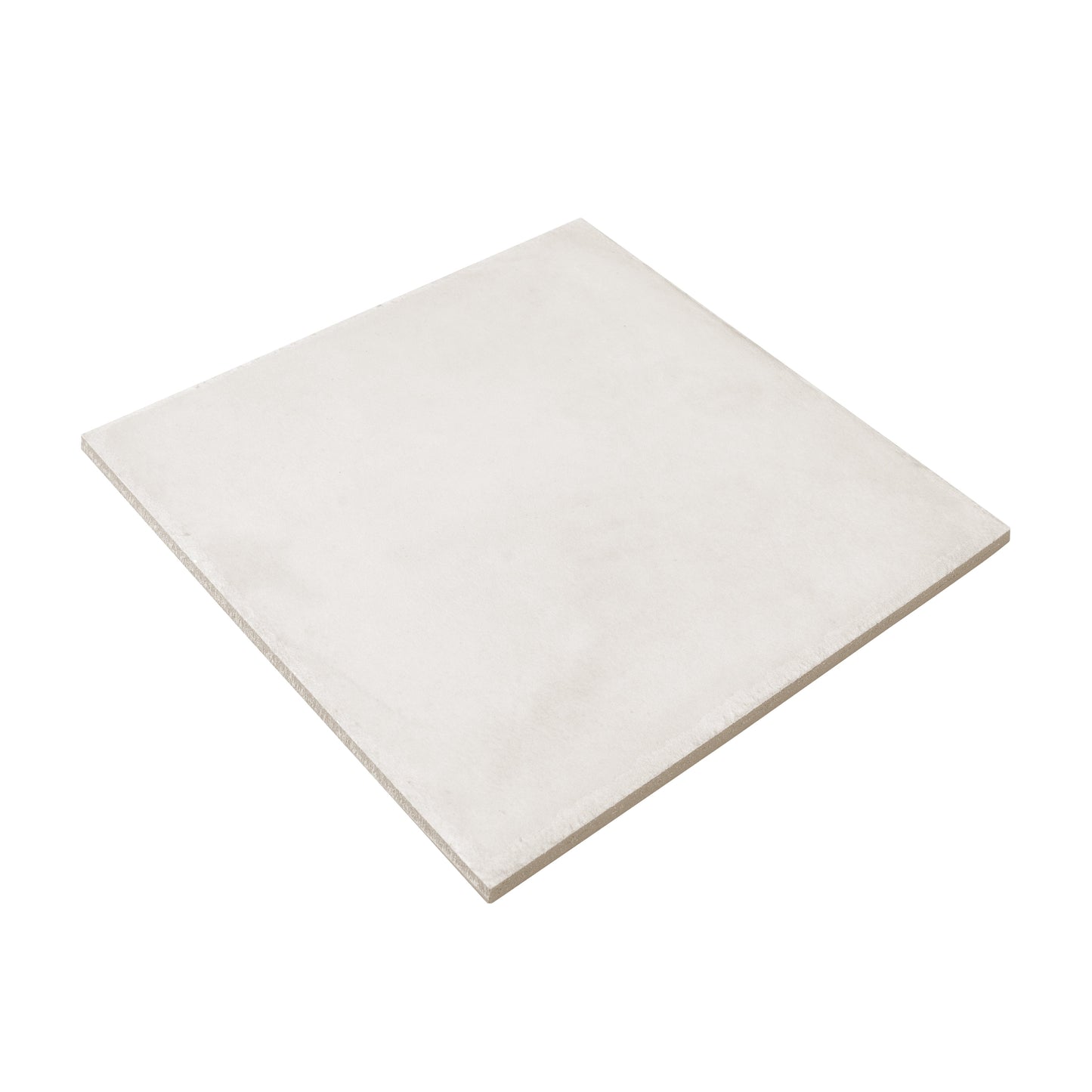 Cloud White 8x8 Glossy Porcelain Zellige Square Subway Tile - Sample