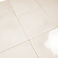 Warm Ivory 8x8 Glossy Porcelain Zellige Square Subway Tile - Sample