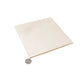 Warm Ivory 8x8 Glossy Porcelain Zellige Square Subway Tile - Sample