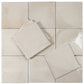 Warm Ivory 8x8 Matte, Glossy Porcelain Square Motif Tile