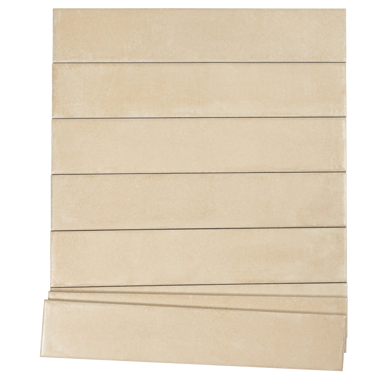 Soft Beige 3x16 Matte Porcelain Subway Tile - Sample