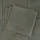 Dark Moss Green 8x8 Glossy Porcelain Zellige Square Subway Tile
