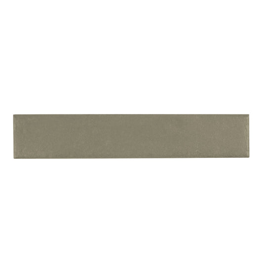 Muted Olive Green 3x16 Matte Porcelain Subway Tile - Sample