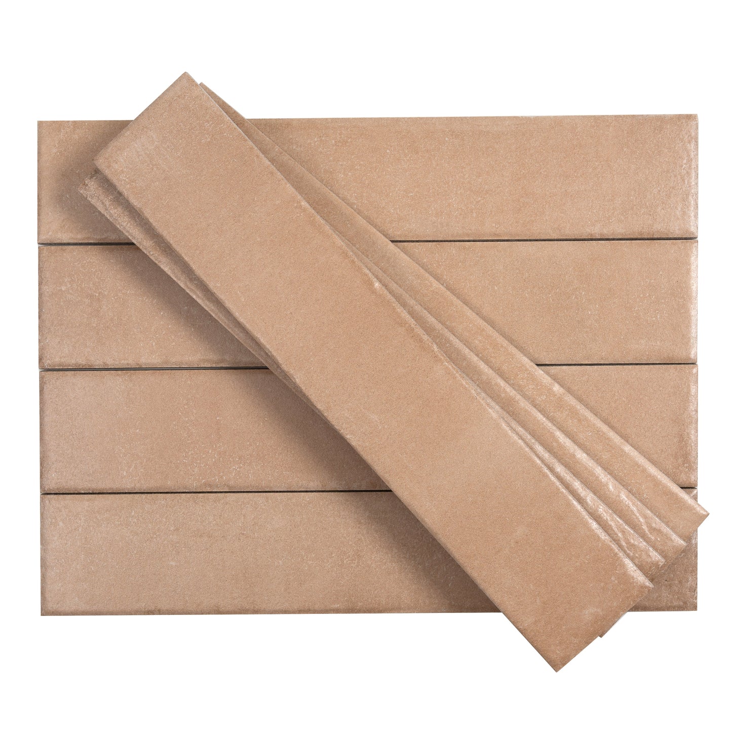 Earthy Terracotta 3x16 Matte Porcelain Subway Tile - Sample