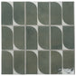 Sage Green Gray 8x8 Matte, Glossy Porcelain Square Motif Tile