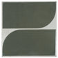 Sage Green Gray 8x8 Matte, Glossy Porcelain Square Motif Tile