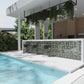 Sage Green Gray 8x8 Matte, Glossy Porcelain Square Motif Tile