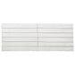 Soft White 2x16 Glossy Ceramic Zellige Subway Tile