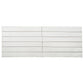 Soft White 2x16 Glossy Ceramic Zellige Subway Tile - Sample