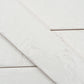 Soft White 2x16 Glossy Ceramic Zellige Subway Tile