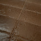 Terra Mocha 2x16 Glossy Ceramic Zellige Subway Tile