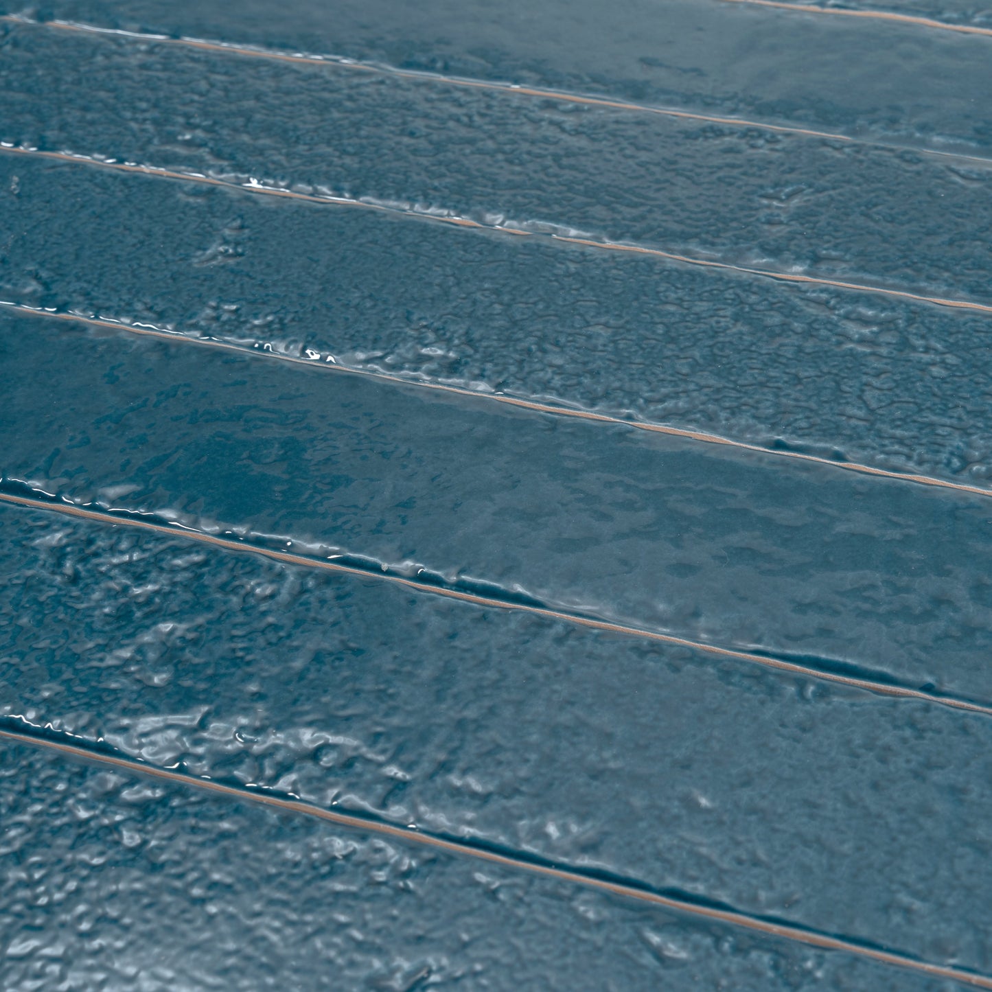 Teal Green 2x16 Glossy Ceramic Zellige Subway Tile - Sample