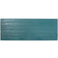 Tropical Teal 2x16 Glossy Ceramic Zellige Subway Tile