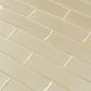 Chiffon White 12 x 12 Glossy Glass Mosaic Tile