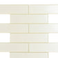 Powder White 12 x 12 Glossy Glass Mosaic Tile