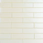 Powder White 12 x 12 Glossy Glass Mosaic Tile