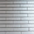 Gray 12 x 12 Glossy Glass Mosaic Tile