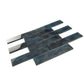 Stone Blue 12x12 Glossy Glass Mosaic Tile Sample