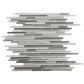 Gray 12 x 12 Glossy, Matte, Textured Glass Mosaic Tile