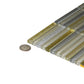 Gold 12 x 12 Glossy Glass Mosaic Tile - Sample