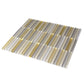 Gold 12 x 12 Glossy Glass Mosaic Tile