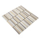 Beige 12 x 12 Glossy Glass Mosaic Tile