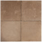 Terracotta Brown 9x9 Matte, Glossy Porcelain Plain Square Tile