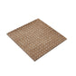 Terracotta Brown 9x9 Matte, Glossy Porcelain Dotted Square Tile - Sample