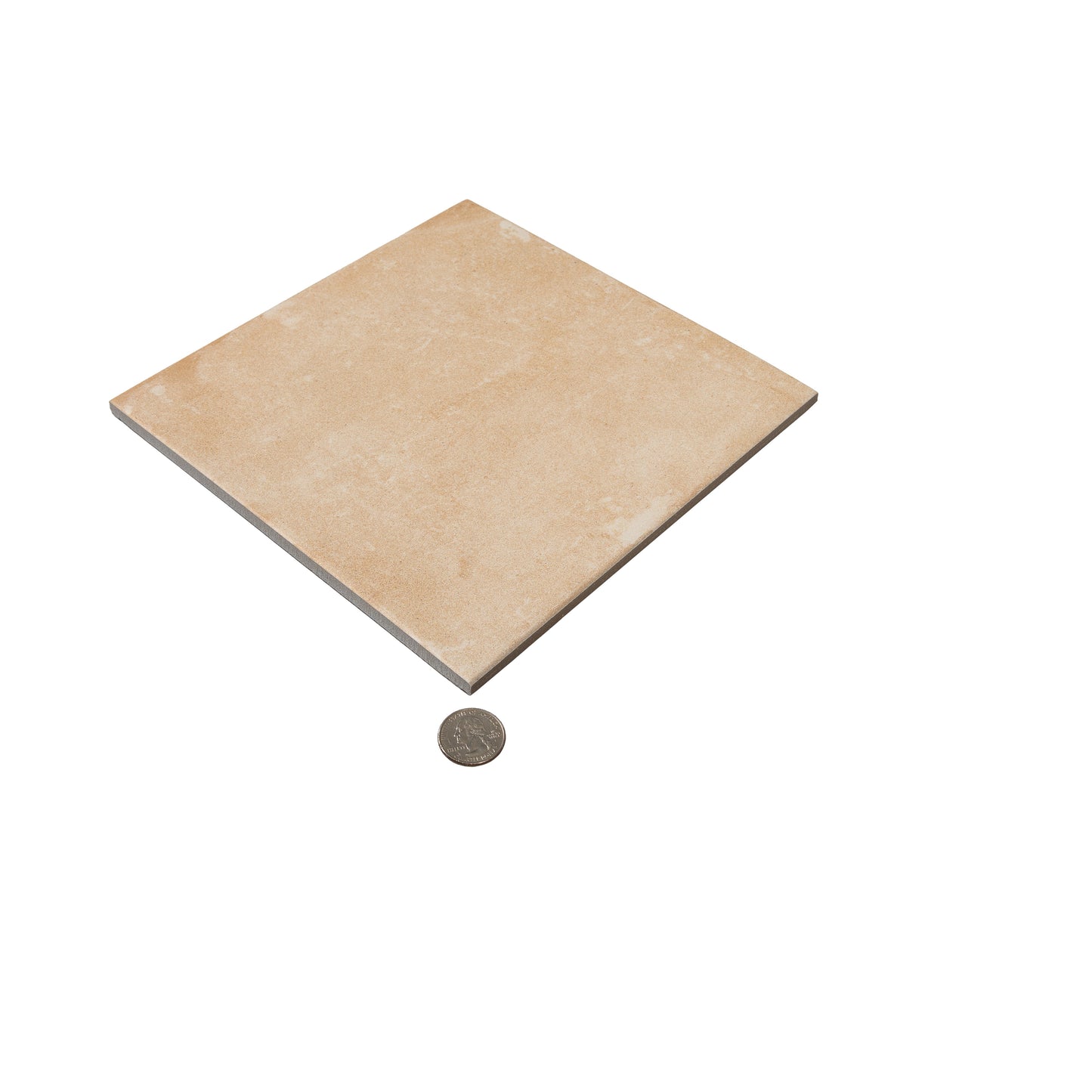Terracotta Beige 9x9 Matte, Glossy Porcelain Plain Square Tile