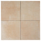 Terracotta Beige 9x9 Matte, Glossy Porcelain Dotted Square Tile