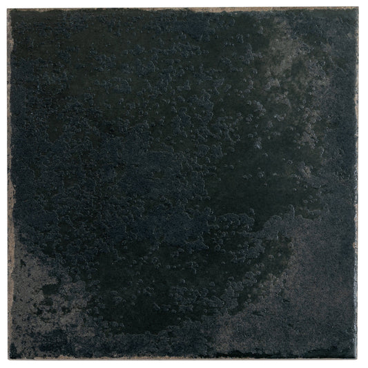 Black 8x8 Matte Porcelain Square Tile