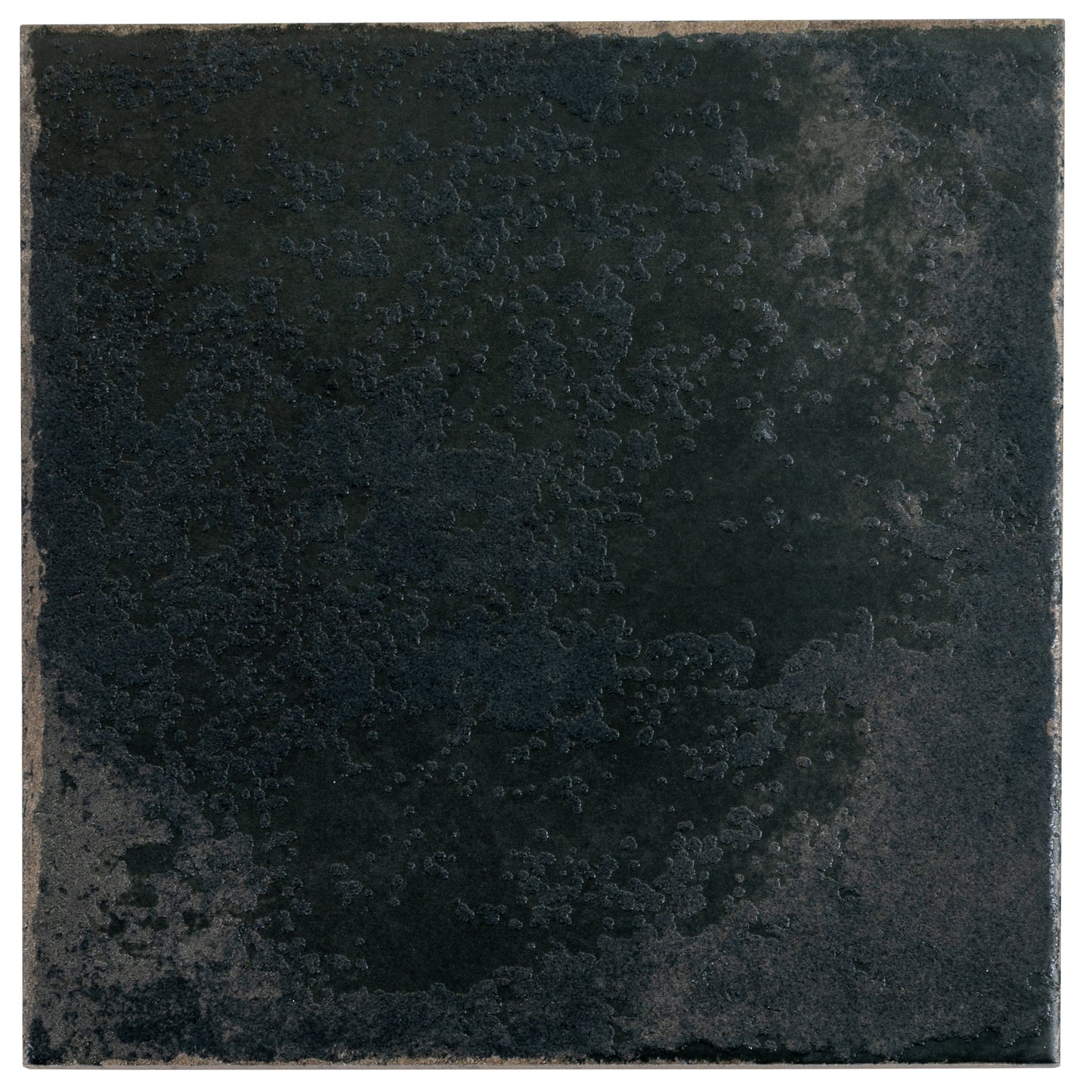 Black 8x8 Matte Porcelain Square Tile - Sample